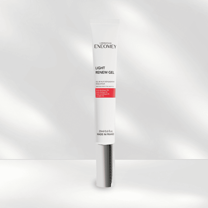 LIGHT RENEW GEL, Gel de nuit dépigmentant régulateur | Laboratoire ENEOMEY
