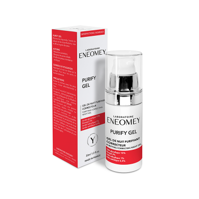PURIFY GEL, Gel de nuit purifiant correcteur Peau Grasse | Laboratoire ENEOMEY